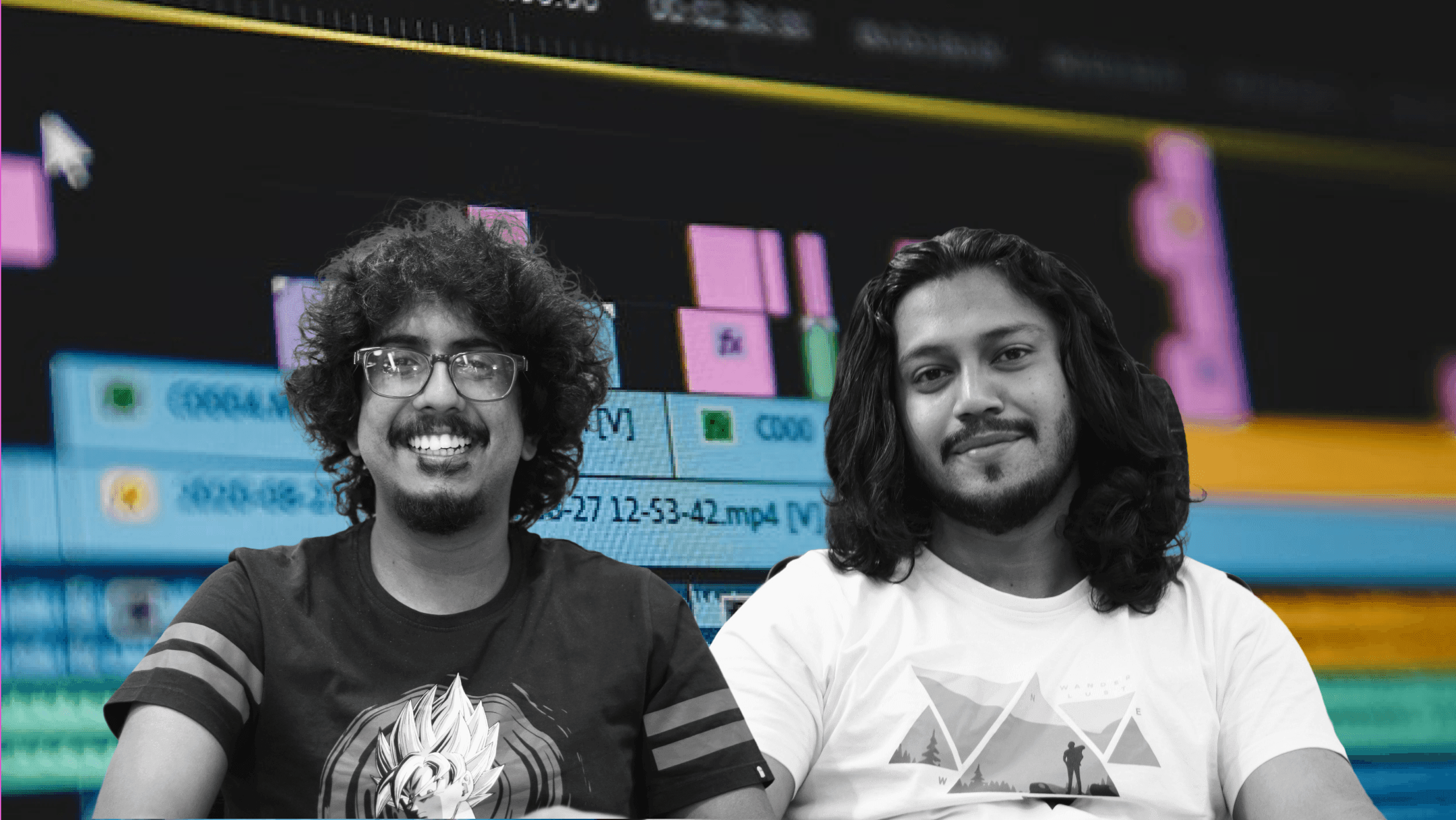 capturing the shift from traditional post-production to AI-powered video workflows