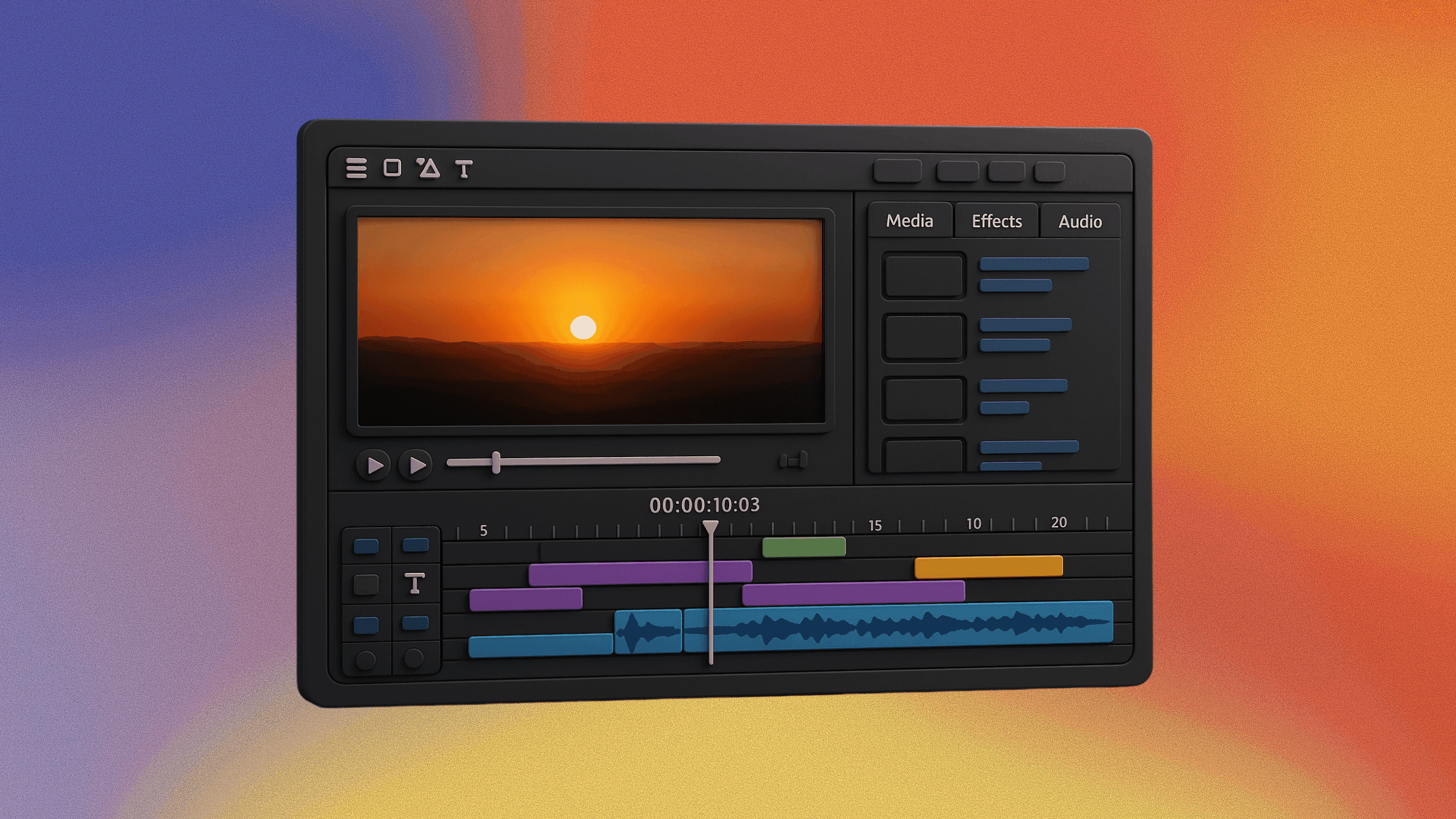 A how-to video creating tool's interface