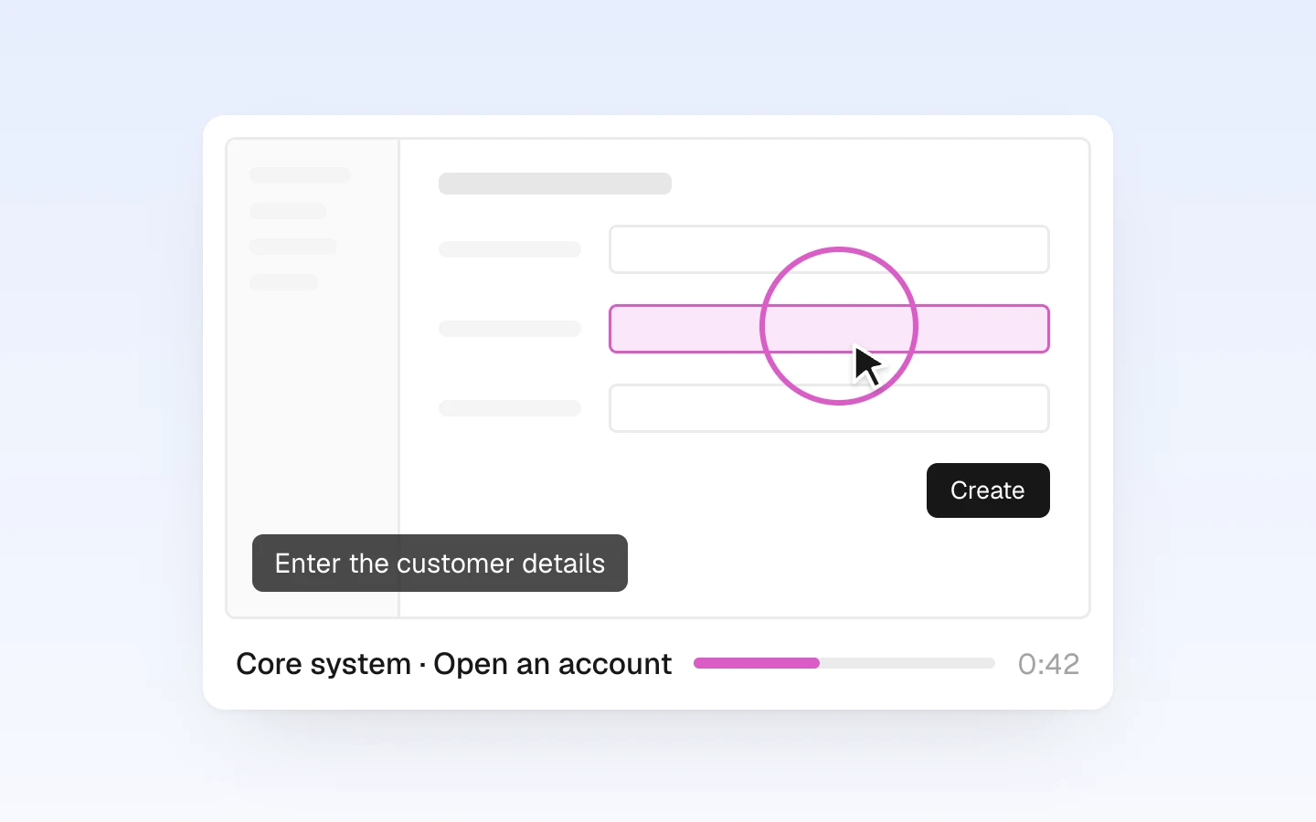 Core system walkthroughs