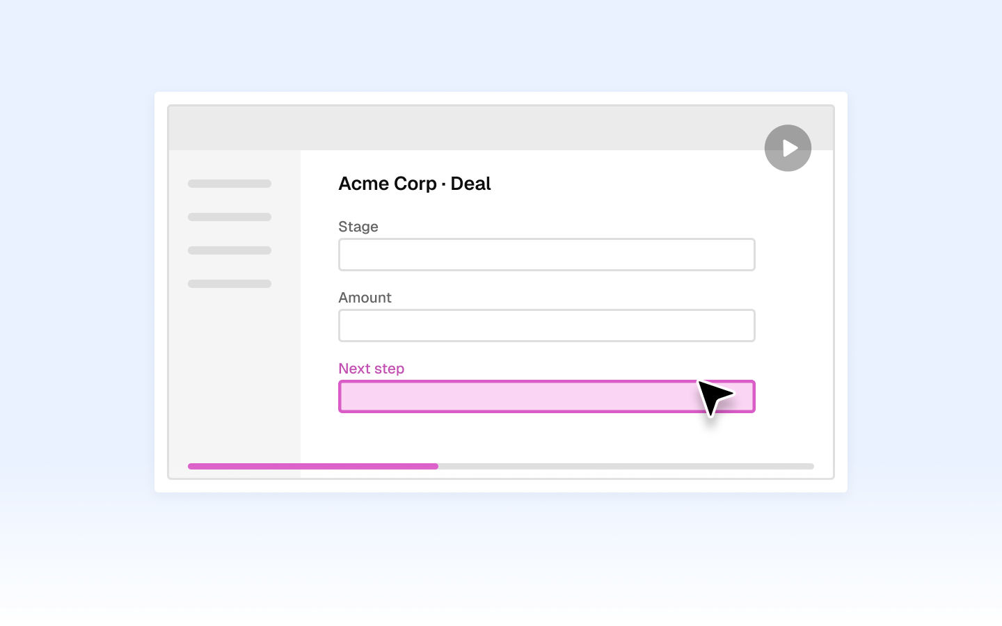 CRM and tool walkthroughs